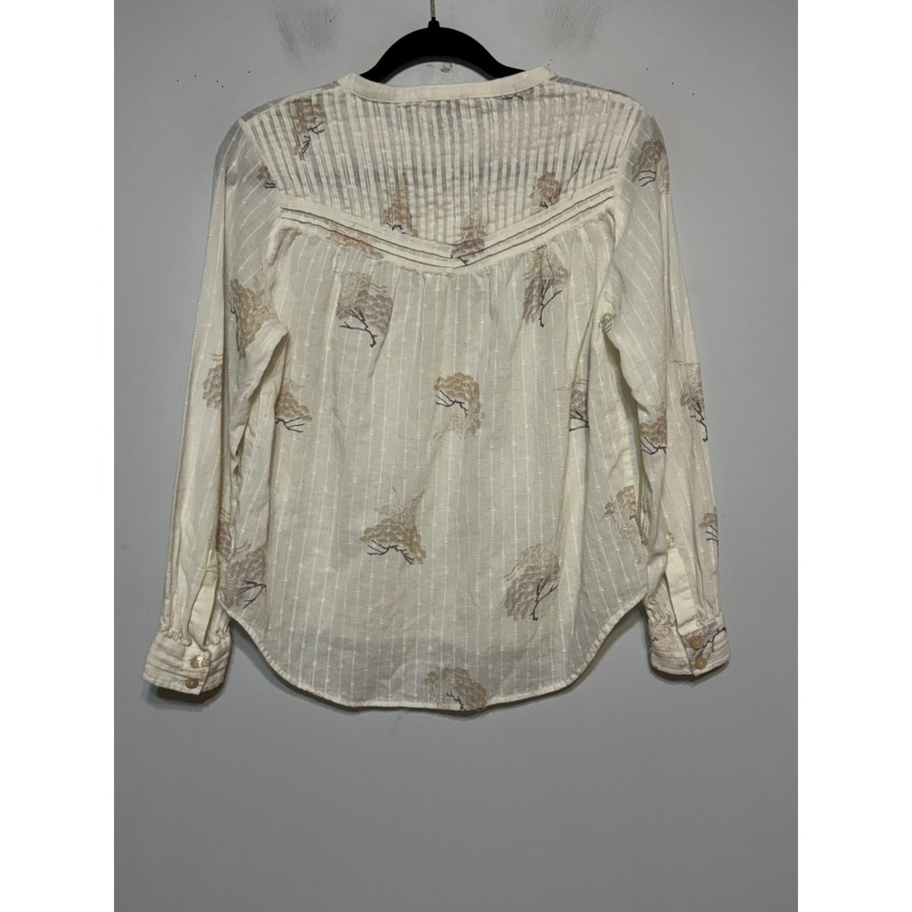 Wrap London Cottagecore Cotton Top Women US 4 Soft Girl Parisian Chic Minimalist - Picture 2 of 6
